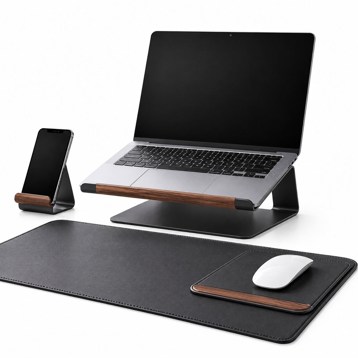 meiovanti™ Ergonomic Laptop Stand & Desk Mat Set - product view 2