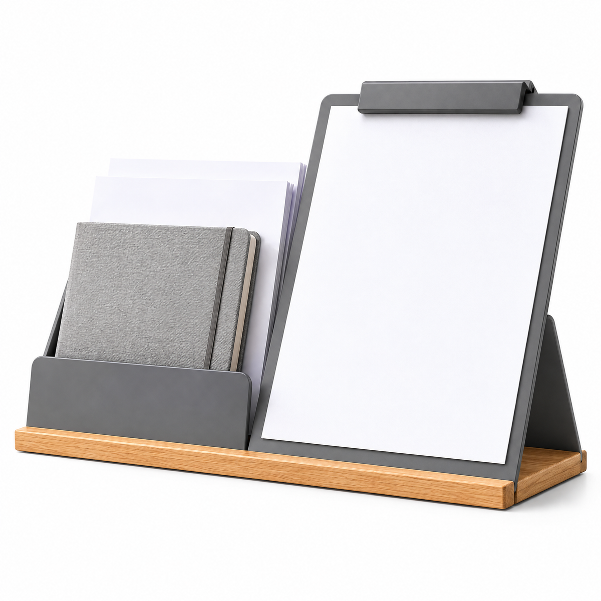 meiovanti™ Desktop Document Stand with Clipboard - product view 3