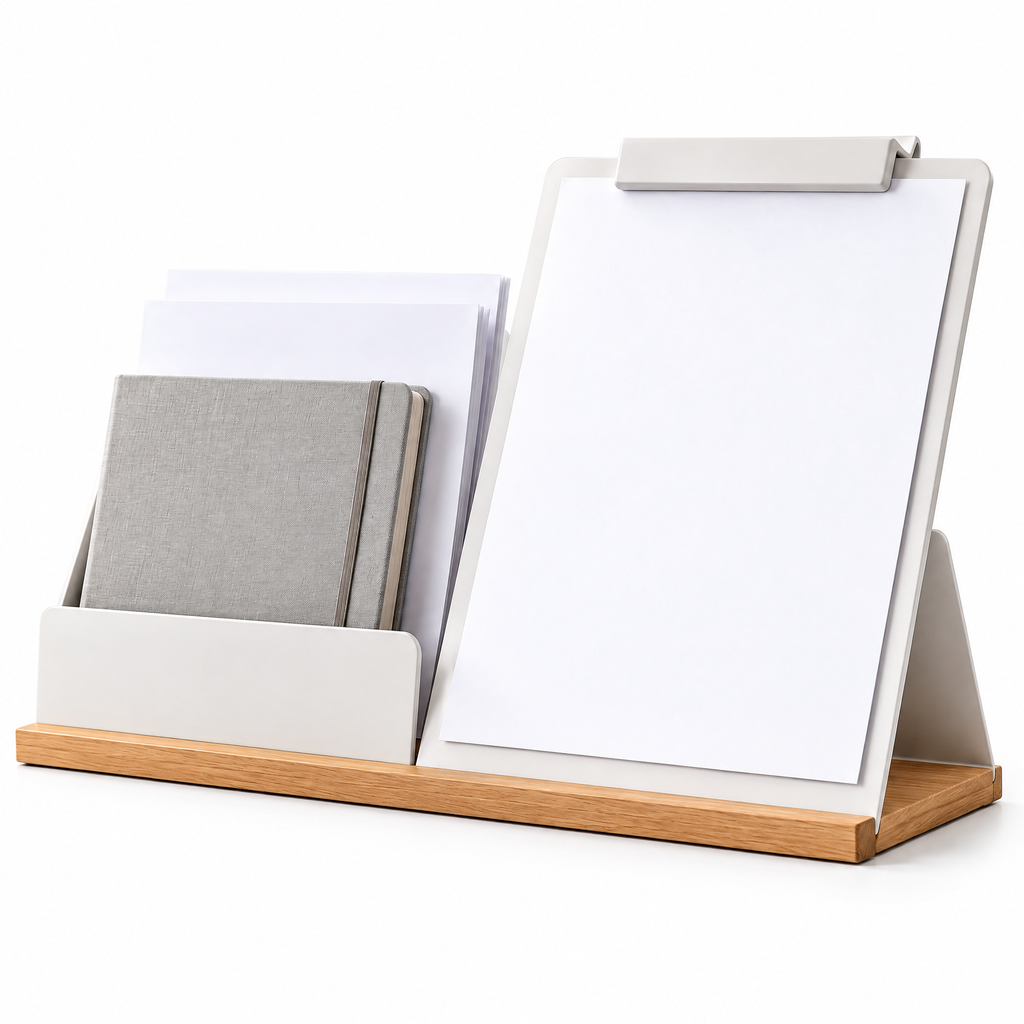 meiovanti™ Desktop Document Stand with Clipboard - product view 4