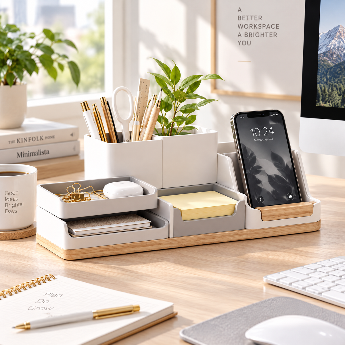 meiovanti™ Modular Desktop Organizer Station - product view 4